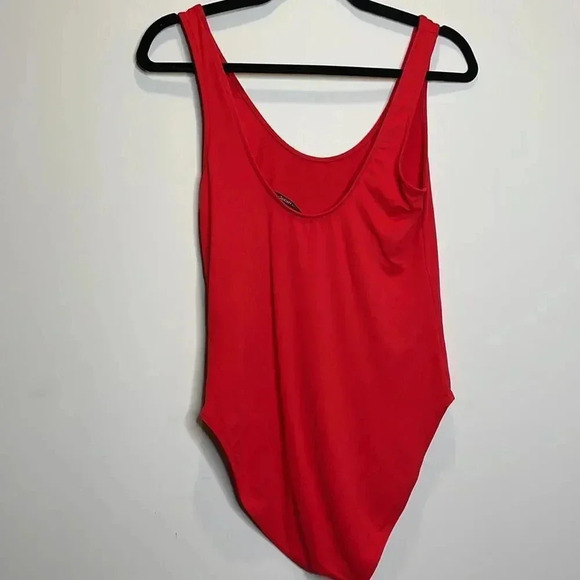 Zara Red & Black Born to be fashion bodysuit - Picture 7 of 8